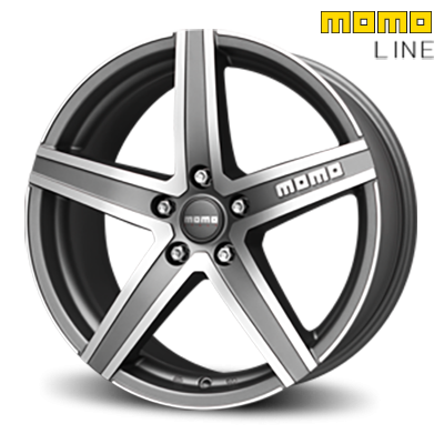 Cerchi In Lega Momo HyperStar Evo 8x18 ET35 5x120 – Grigio, Qualità Racing