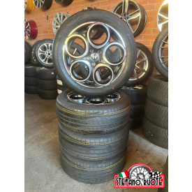 KIT CERCHI IN LEGA +GOMME ALFA ROMEO TONALE DA 18 POLLICI