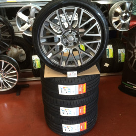 KIT MOMO CERCHI IN LEGA + GOMME PER AUDI A4 DA 18 POLLICI