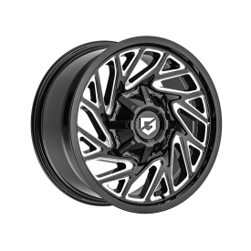 Cerchi in Lega Omologati Fondmetal 769 SEQUENCE (GEAR OFF ROAD) GLOSSY BLACK MILLED 18 Pollici