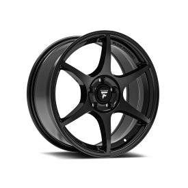 Cerchi in Lega Omologati Fondmetal FS364 FITTIPALDI GLOSSY BLACK 18 Pollici