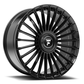 Cerchi in Lega Omologati Fondmetal FS370 FITTIPALDI GLOSSY BLACK 24 Pollici