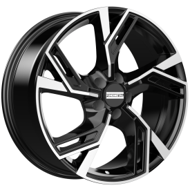 Cerchi in Lega Omologati Fondmetal ATENA (FMI07) GLOSSY BLACK MACHINED 21 Pollici