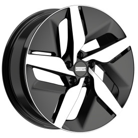 Cerchi in Lega Omologati Fondmetal E-JOULE (FMI10) GLOSSY BLACK MACHINED 19 Pollici