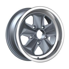 Cerchi in Lega Omologati Fondmetal HF15 MATT SILVER MACHINED LIP 15 Pollici