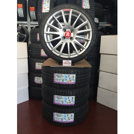 Kit invernale 500 Abarth da 17 pollici silver
