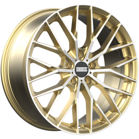 Cerchi in Lega Omologati Fondmetal MAKHAI (FMI05) GLOSSY GOLD MACHINED 20 Pollici