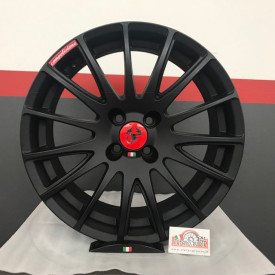 FONDMETAL 7800 per 500 ABARTH da 17 pollici Nero opaco