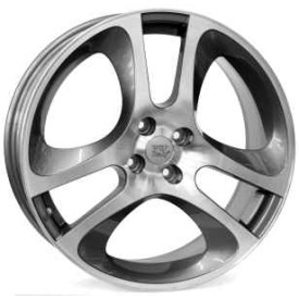 WSP W255  PER ALFA ROMEO MITO ANTRACITE POLISCHED DA 16 POLLICI