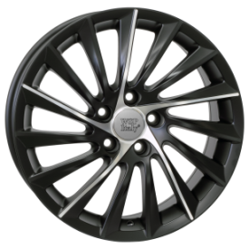 CERCHI IN LEGA WSP W256 GIULIETTA DULL BLACK F POLISHED PER ALFA 159