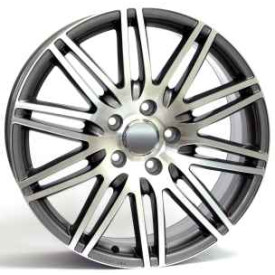 CERCHI IN LEGA WSP W555 ALABAMA ANTHRACITE POLISHED PER AUDI Q7 