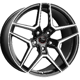 Cerchi in Lega Omologati MOMO RF-06 Nero Opaco Diamantato  Pollici