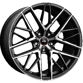 Cerchi in Lega Omologati MOMO RFX-01 Nero Opaco Diamantato  Pollici