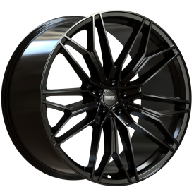 Cerchi in Lega Omologati Fondmetal STC-23 GLOSSY BLACK 23 Pollici