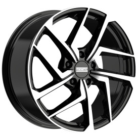 Cerchi in Lega Omologati Fondmetal TAARA (FMI16) GLOSSY BLACK MACHINED 21 Pollici