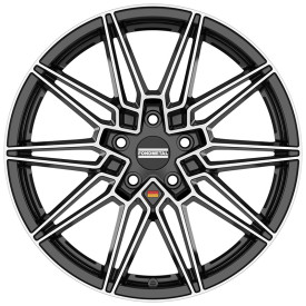 Cerchi in Lega Omologati Fondmetal THOE GLOSSY BLACK MACHINED 20 Pollici