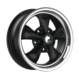 Cerchi in Lega Omologati Fondmetal TT01 MATT BLACK MACHINED NO CLEARCOAT MACHINED LIP 15 Pollici