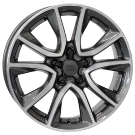 CERCHI IN LEGA WSP W2411 ANTHRACITE POLISHED DA 17 POLLICI ET 45