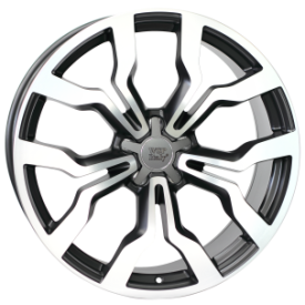 CERCHI IN LEGA WSP W565 MEDEA PER AUDI A6 ALLROAD DULL BLACK F POLISHED DA 19 POLLICI