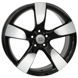 CERCHI IN LEGA WSP W568 VITTORIA PER AUDI GLOSSY BLACK POLISHED DA 19 POLLICI ET 42