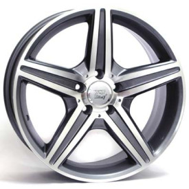 CERCHI IN LEGA WSP W758 CAPRI ANTHRACITE POLISHED DA 17 POLLICI ET 35