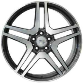 CERCHI IN LEGA WSP W759 AMG VESUVIO ANTHRACITE POLISHED PER MERCEDES KLASSE E DA 17 POLLICI 