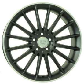 CERCHI IN LEGA WSP W773 SHANGHAI DULL BLACK R POLISHED DA 19 POLLICI ET 43.5