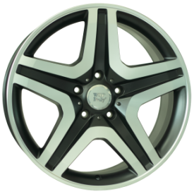 CERCHI IN LEGA WSP W775 MIYAGI DULL BLACK F POLISHED DA 20 POLLICI ET 50