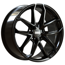 Cerchi in Lega Omologati Fondmetal ZELOS (FMI15) GLOSSY BLACK 20 Pollici